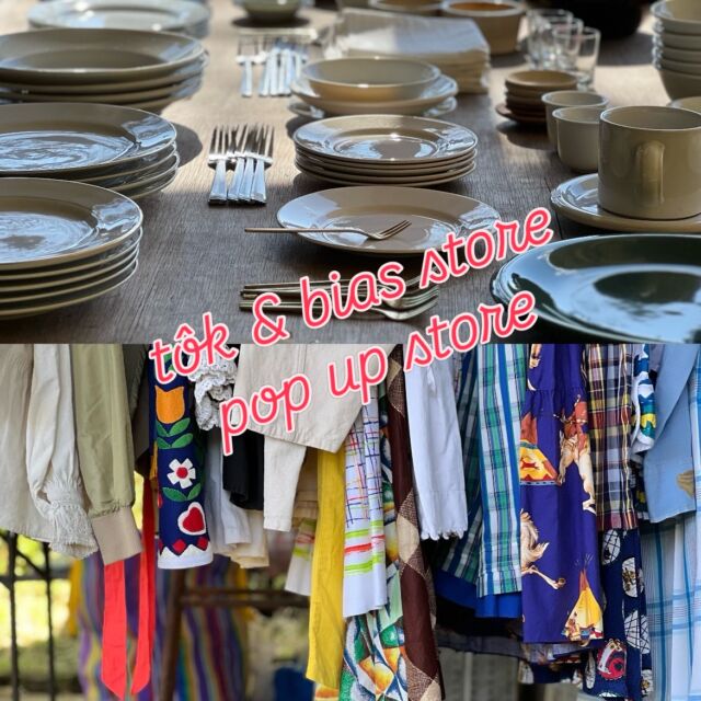 tôk & bias storeのポップアップ開催です。
お馴染みの古道具商tôkさんと2年振りに出店の六甲の古着屋bias storeさんによるバーン前のポップアップ。4月頭の土日、春風を感じながらお気に入りを是非！
写真は2024年の春と秋の御二方の出店風景。どんな物が並ぶのか楽しみ。

▪︎ tôk & bias store pop up store
開催日 4 / 4 (土)  5 (日)
@tok__store 
@bias.store1